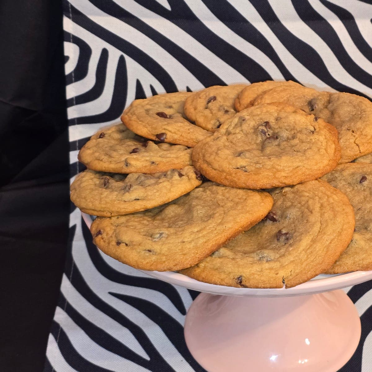 A dozen chewy sourdough chocolate chip cookies