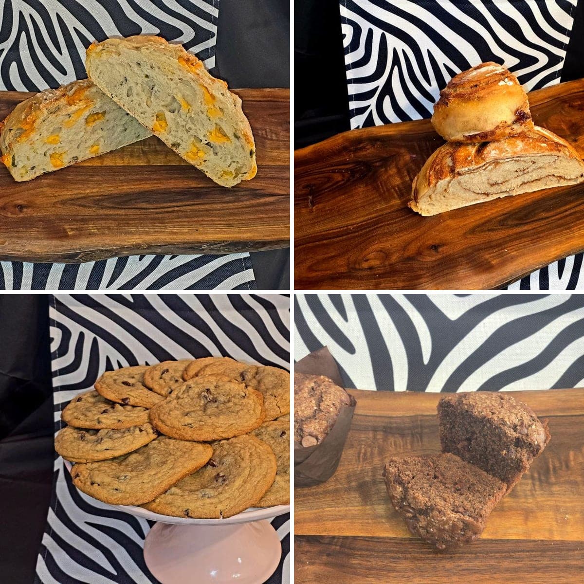 Sample Pack No. 2 — two half loaves, muffins, and cookies